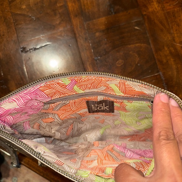 The Sak Shimmering Gold Crossbody Bag - Picture 4 of 4